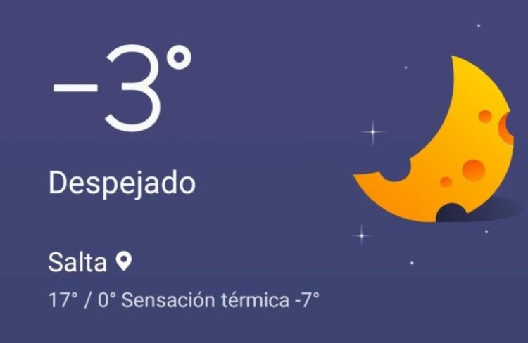 Cayó la primera helada: En la Ciudad la sensación térmica fue de -7 grados bajo cero