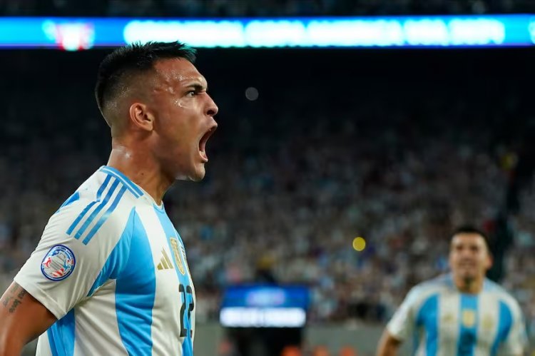 Argentina le ganó a Chile sobre el final del partido con el gol de Lautaro Martínez y clasificó a cuartos de final