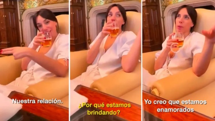 Polémico video de Alberto Fernández y Tamara Pettinato tomando cerveza en la Casa Rosada: "Decime algo lindo"